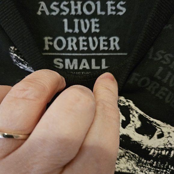 NWOT Assholes Live Forever Tee- small - Picture 4 of 5